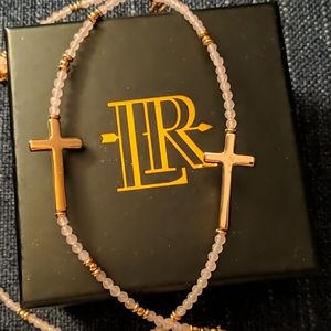 Lisa Robertson Rose Quartz Necklace and Bracelet